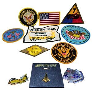 Aviation, Military, Transportation Pin and Patch Collection